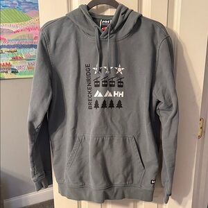 Helly Hansen Blue Breckenridge Hoodie - Large